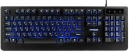 Клавиатура Гарнизон GK-310G игровая, металл, синяя подсветка, USB черная, код Survarium, антифантомные клавиши, 12 доп. функций